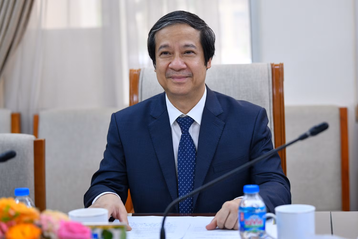 Bộ trưởng Nguyễn Kim Sơn (ảnh: Bộ Giáo dục và Đào tạo) Bộ trưởng Nguyễn Kim Sơn (ảnh: Bộ Giáo dục và Đào tạo)