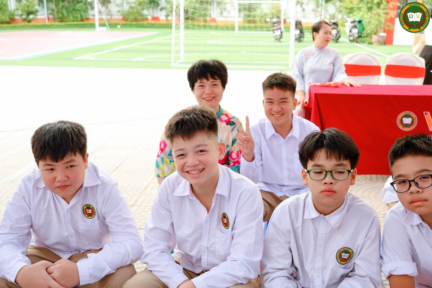 Học sinh Victoria Thăng Long 3 chào đón năm học mới với thông điệp “Dám ước mơ - Dám bứt phá - Dám tỏa sáng”.