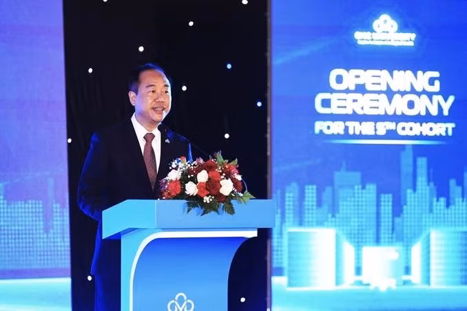 Phó Giáo sư, Tiến sĩ Nguyễn Thanh Tùng - Hiệu trưởng Trường Đại học CMC chia sẻ định hướng xây dựng môi trường học tập gắn công nghệ với thực tiễn, giúp sinh viên phát triển năng lực nghề nghiệp trong bối cảnh AI.