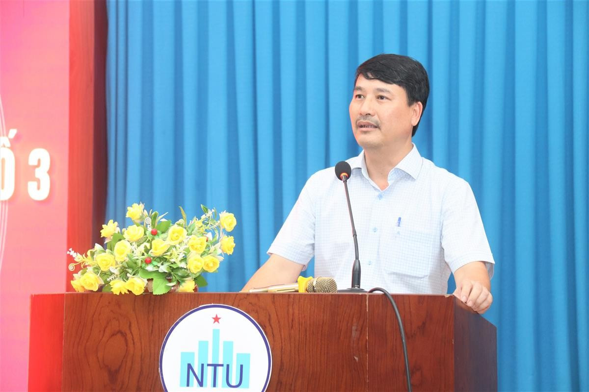 Tiến sĩ Khổng Trung Thắng, Phó Hiệu trưởng Trường Đại học Nha Trang. Ảnh: NTU