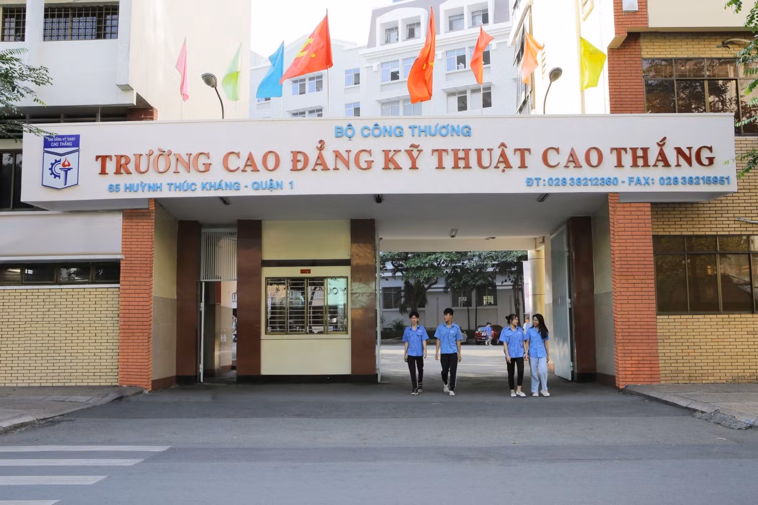 Trường Cao đẳng Kỹ thuật Cao Thắng. Ảnh: website nhà trường