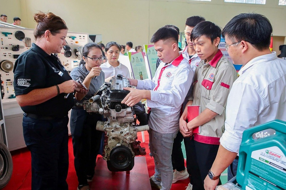Ảnh minh họa: Sinh viên Trường Cao đẳng Công nghệ cao Hà Nội