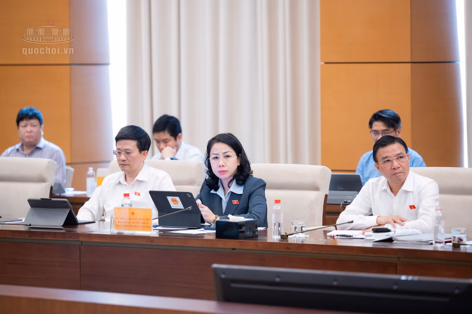 Các đại biểu tham dự phiên giải trình sáng nay. Ảnh: Quốc hội