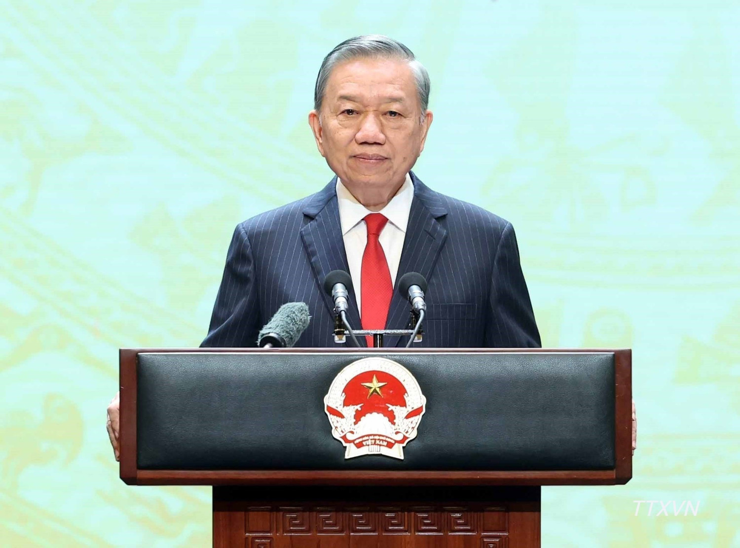 Tổng Bí thư, Chủ tịch nước Tô Lâm đọc Diễn văn Kỷ niệm 81 năm Quốc khánh nước Cộng hòa xã hội chủ nghĩa Việt Nam. Ảnh: An Đăng/TTXVN