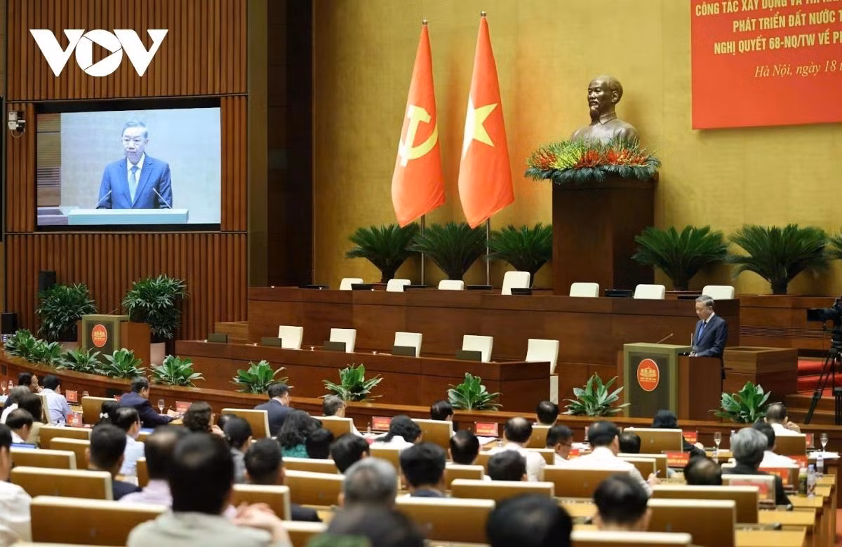 Tổng Bí thư Tô Lâm nhấn mạnh các Nghị quyết số 57, 59, 66, 68 là "Bộ tứ trụ cột” để giúp đất nước cất cánh