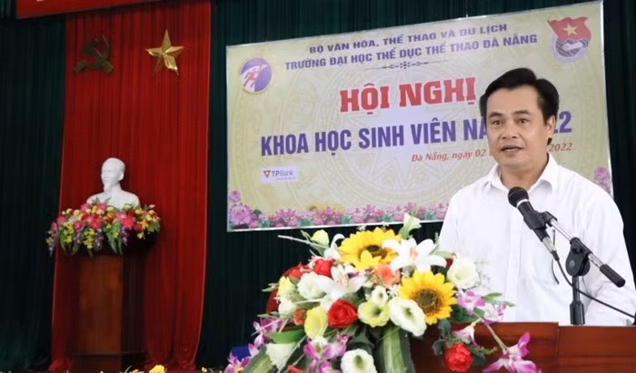 Tiến sĩ Dương Mạnh Thắng - Phó Hiệu trưởng Trường Đại học Thể dục thể thao Đà Nẵng. Ảnh: website nhà trường