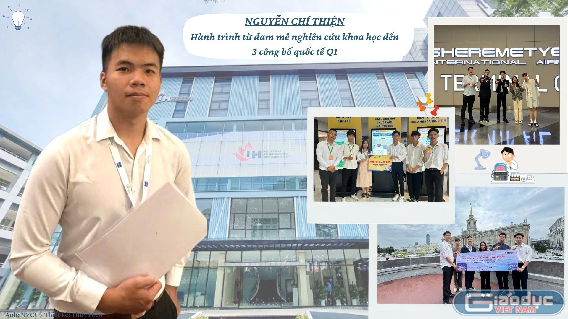 Nam sinh IUH tốt nghiệp sớm loại Xuất sắc với 3 công bố quốc tế Q1 ấn tượng