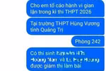 Sở GD&ĐT Quảng Trị khẳng định tiếp nhận tất cả thông tin phản ánh và sẽ xác minh làm rõ